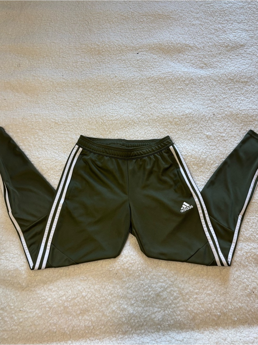Adidas Women Olive Green Mesh Tiro 19 Training Pants